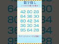 【数字探し】1つだけの数字を探せ！　 脳トレ　 1月5日　 注意力テスト