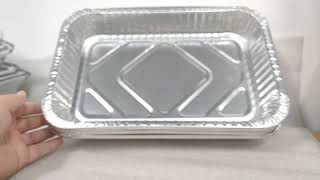 Hot sale EU market small pack sizes aluminum foil packaging trays