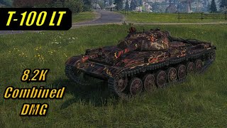 World of Tanks - T-100 LT - Lakeville | 8,2K Combined Damage | #8