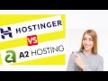 👉Hostinger vs A2 Hosting Web Hosting Comparison ✅ Review