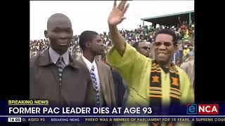 Motsoko Pheko | Former PAC leader dies at 93