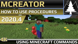 MCreator: How to use Minecraft commands | Procedure Tutorial