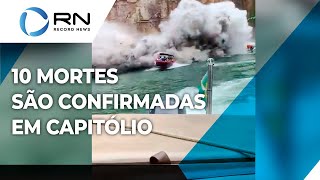 Autoridades confirmam dez mortes na tragédia de Capitólio