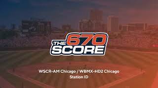 WSCR-AM / WBMX-HD2 670: 670 The Score - Chicago, IL - Station ID - 1/25/2025