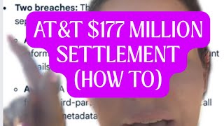 $177 MILLION AT&T Class Action Lawsuit! How To Class Action Settlement #classaction