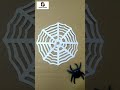 #shorts // walking spider // paper craft // easy to make paper spider  // diy by kanchan creation...