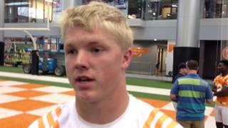 UT Freshman Ethan Wolf talks about the tight end position