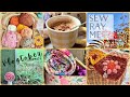 Sew Ray Me Vlogtober - part 3. Beach walk, cosy meals, knitting & crochet autumnal vlog 🍂