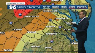 Updated drought monitor shows relief for much of Virginia