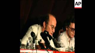 SYND 10 5 76  PRESS CONFERENCE  IN STUTTGART FOR MEINHOF DEATH