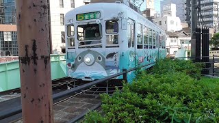 戸石ふぐ電車　ラッピング運行終了　20200620（走行シーン撮影日）