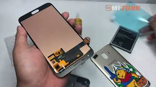 Cara Pasang LCD OLED Samsung J4 J400