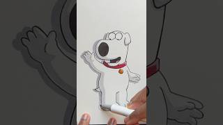 Drawing Brian Griffin From Family Guy #art #shorts #drawing #trending #viral #youtube