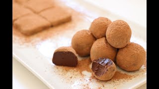 ترافل شيكولاته اللذيذ بمكونين فقط  (حلويات سهله وبسيطة )/ Condensed Milk Chocolate Truffles