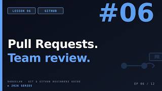 Pull Requests Explained — How Teams Actually Ship Code (Lesson 06 — GITHUB)