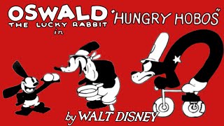 Walt Disney's Oswald the Lucky Rabbit in "Hungry Hobos" (aka "Hungry Hoboes") (Public Domain)