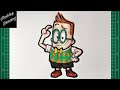 How to Draw Melvin Sneedly - Captain Underpants