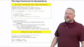 8 - The Copy Constructor for DynamicArray