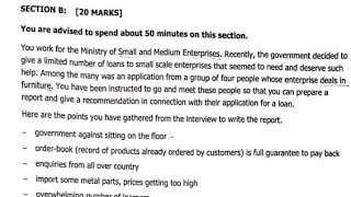 2025 INTERNAL ENG EXAM PREPS [] 2024 GCE REPORT WRITING