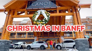 Experience the Magic of CHRISTMAS DECORATIONS in Banff Town 2024!