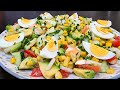 RECETTE DE DEUX SALADES COMPOSÉES GOURMANDES ET RAFRAÎCHISSANTES