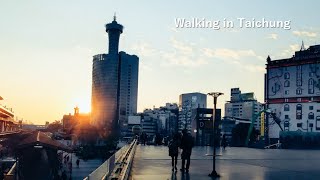 Walk around Taichung Railway Station | 新年 初五 開工前 人潮 | 台中火車站 \u0026 鐵鹿大街 散步 | Walk tour | Taiwan walker