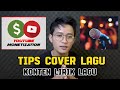 CARA COVER LAGU YANG BISA DI MONETISASI YOUTUBE KAYA KONTEN LIRIK LAGU‼️HARUS PAHAM INI