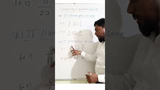 Comparing Fractions|How to compare two fractions with same Numerators and Denominators|Mathematics