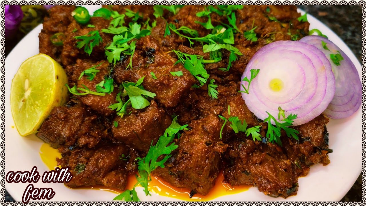 Hyderabadi Restaurant Style Bhuna Mutton Masala | Best Bhuna Gosht ...