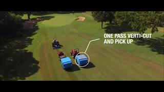 One Pass Verticutting And Vacuuming With The Harper TV60HD | Harper Turf Equipment