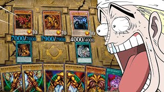 WHEN YOU SUMMON ALL EGYPTIAN GODS AND EXODIA IN ONE TURN IN MASTER DUEL