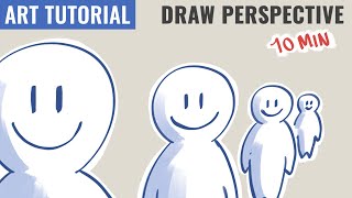 How to Draw Perspective for Beginners | 10min tutorial