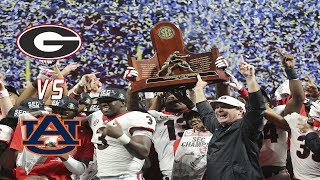 #6 Georgia Highlights Vs. #2 Auburn 2017 | SEC Championship 2017
