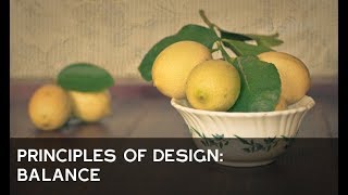 Principles of Design: Balance