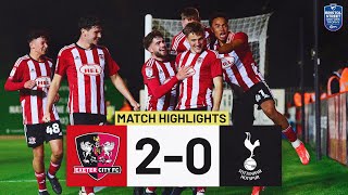 HIGHLIGHTS: Exeter City 2 Tottenham Hotspur 0 (24/9/24) Bristol Street Motors Trophy