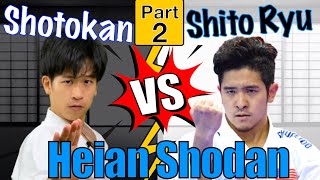 Heian Shodan Comparison｜Shotokan vs Shito Ryu with USA National Team Player【Part 2】