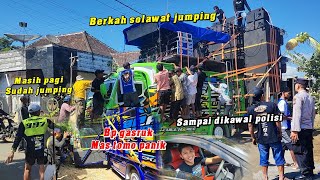 Tragedi arak-arakan sound karnaval Banjarsari sampai dikawal polisi berkah solawat jumping BP gasruk