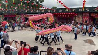 2023 马来西亚 柔佛古庙游神 JB Chingay ~  San Lou Long Dragon Dance 新山三楼龙舞龙队  参拜五尊神明 @ 行宫 #5 (4K UHD)