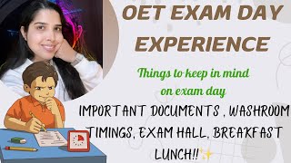 OET Exam Day  Experience ✅