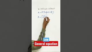 General equation in SHM #physics