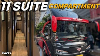 Suite Class Compartment di BUS🤩 | Trip Juragan 99 Trans Private Class 