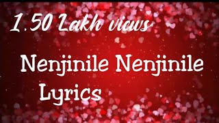 Nenjinile Nenjinile song with Lyrics நெஞ்சினிலே Uyire movie
