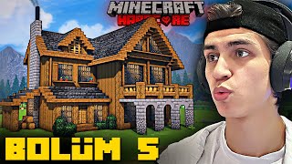 Minecraft Hardcore'da HER ZAMAN İSTEDİĞİM EVİ Yaptım!! |   Bölüm 5