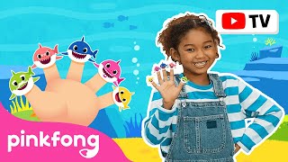 [4K] Shark Finger Family | Dance Along | Kids Rhymes | Let's Dance Together! | Pinkfong Songs