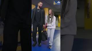 Bring your daughter to work day for Steph Curry 🥹 | NBC Sports Bay Area