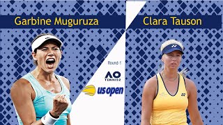Garbine Muguruza      vs   Clara Tauson        | 🏆 ⚽ US 2022 Open    (30/08/2022) 🎮  (AO Tennis 2)