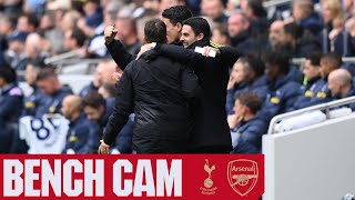 BENCH CAM | Tottenham Hotspur vs Arsenal (2-3) | All the reactions on the touchl