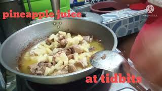 Cooking pininyahang manok