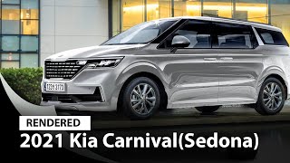 Kia’s Redesigned 2021 Sedona Minivan rendered: Is this what the new people mover will look like?