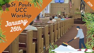 St. Paul's UCC Worship, 1/26/25